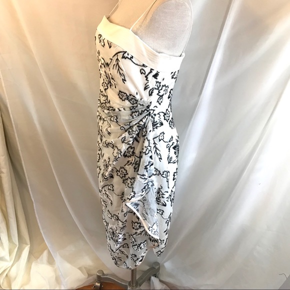 Kay Unger Floral Burned Velvet Cocktail Dress 💞 - Picture 3 of 8